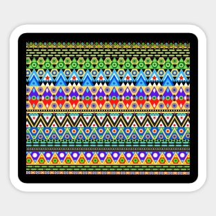 Abstract colorful patterns background Sticker